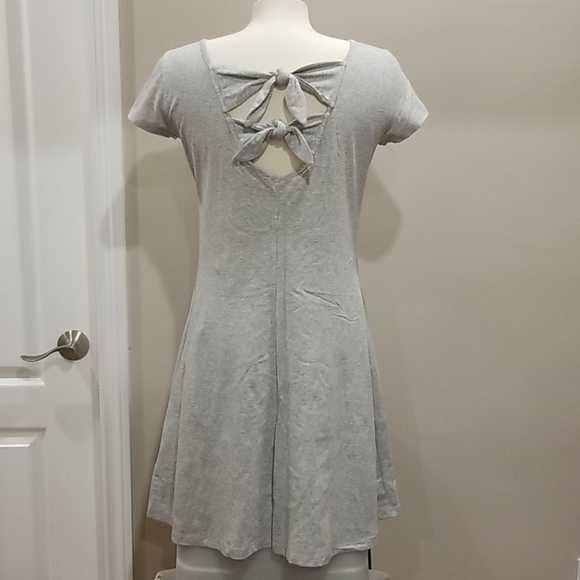 Short Sleeve Skater Dress - Back Bows - Picture 2 of 7